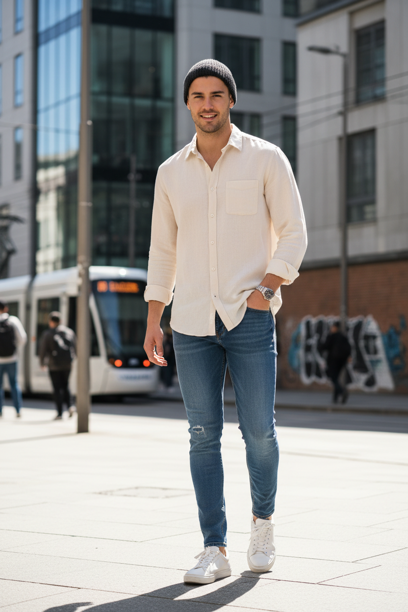 Slim Fit Denim Jeans